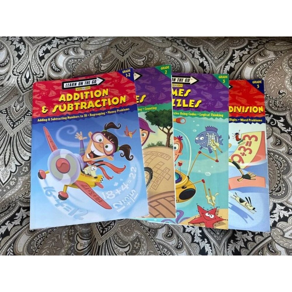 Learn on the Go Workbooks School Teacher Travel